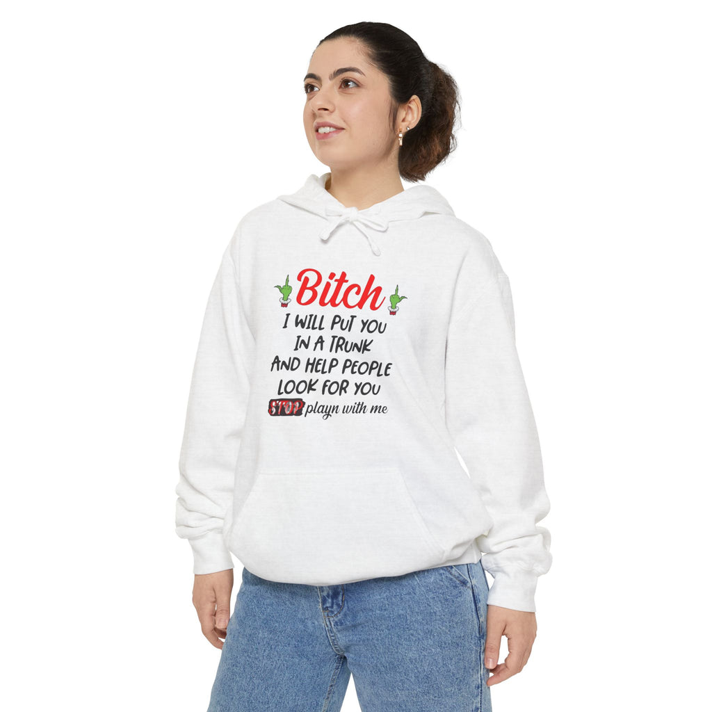 Hoodie — "Bitch I Will Put You In A Truck" Funny Protective Quote Hoodie