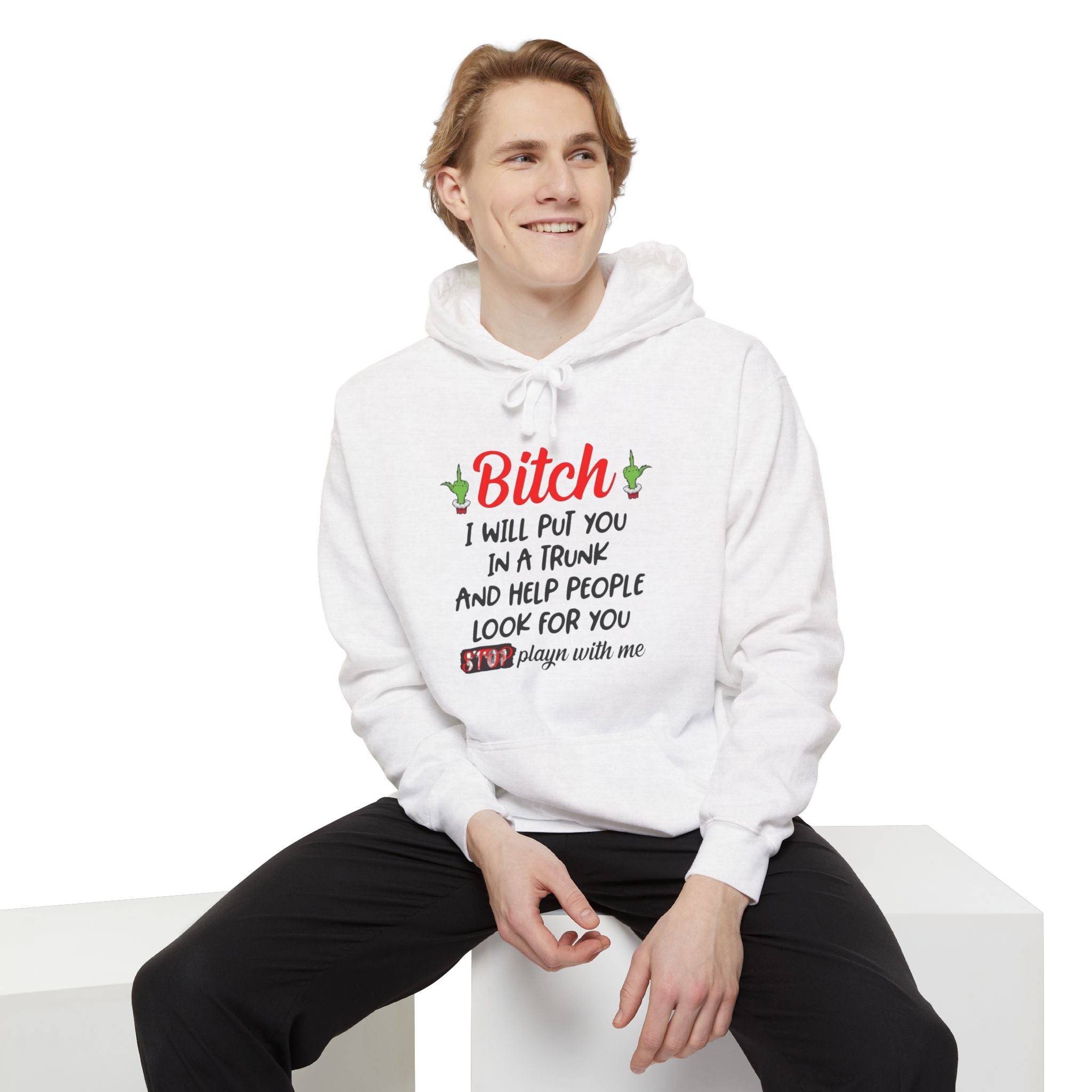 Hoodie — "Bitch I Will Put You In A Truck" Funny Protective Quote Hoodie